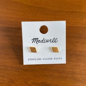 Madewell diamond shaped earrings